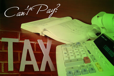What Are My Options If I Can't Pay My Taxes?