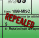 1099 Tax Reporting Provision Repealed