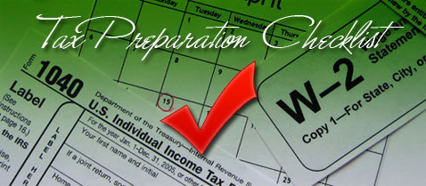 tax preparation checklist tax preparation checklist